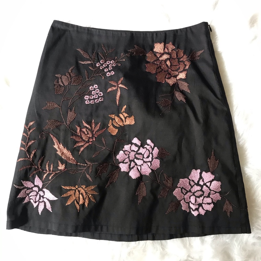 y2k dark forest fairy skirt